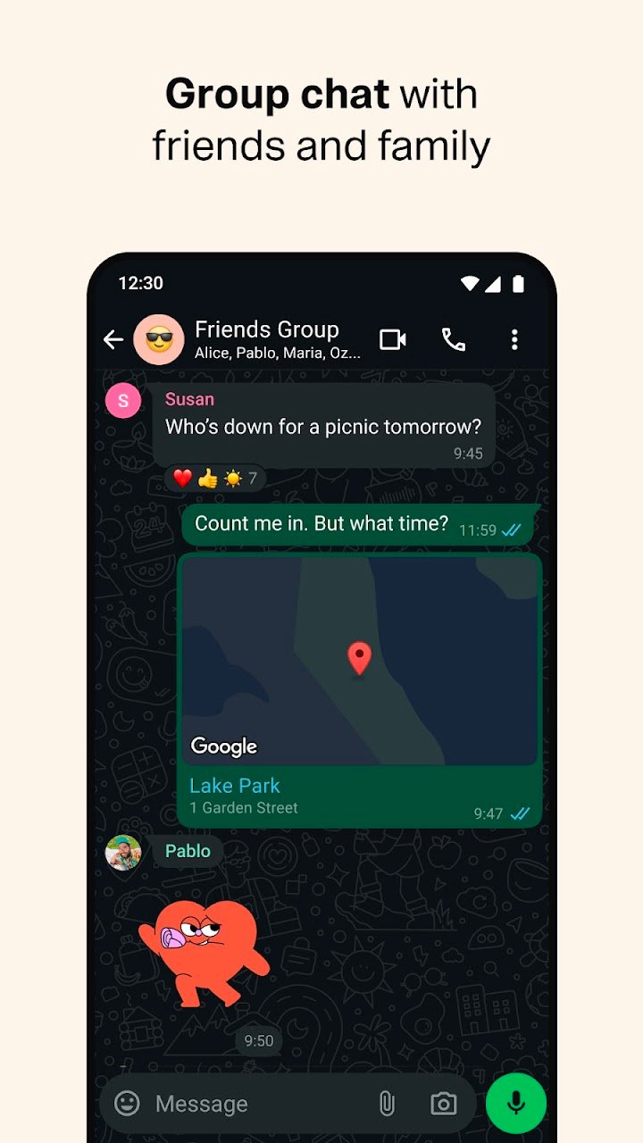 WhatsApp screenshot