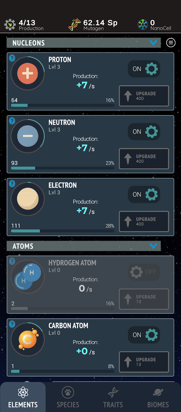Ecosystem: Idle evolution screenshot