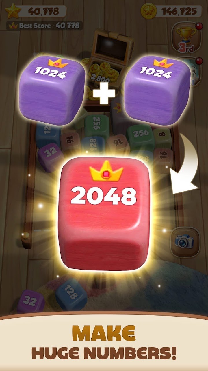 Shot The Number : Merge Puzzle screenshot